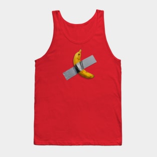 Duct taped banana Tank Top